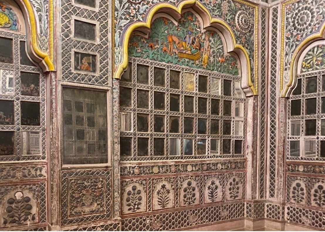 インドのメへラーンガル砦の鏡の間