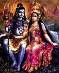 シヴァ神とパールヴァティ女神