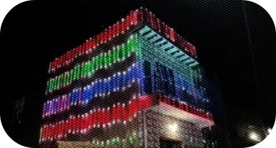 ディワリのライトアップ