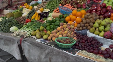 大量の野菜